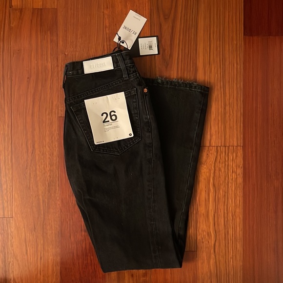 Re/Done 70s Bootcut in Black 2 - Picture 4 of 11